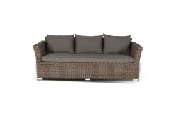 "Капучино Дабл" лаунж-зона из искусственного ротанга, цвет коричневый