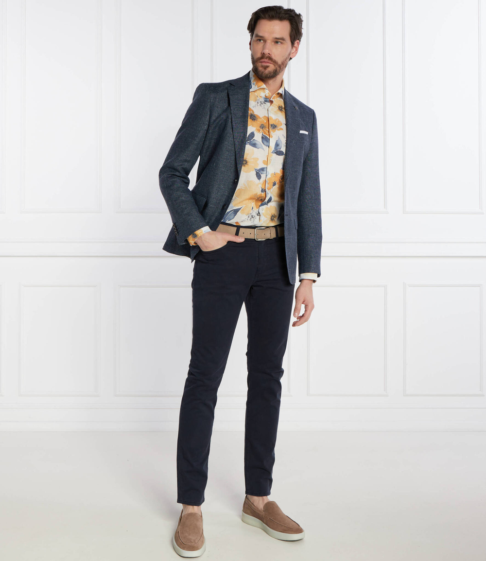 Брюки Delaware 3-1-20 BOSS BLACK - темно-синий(50495370)