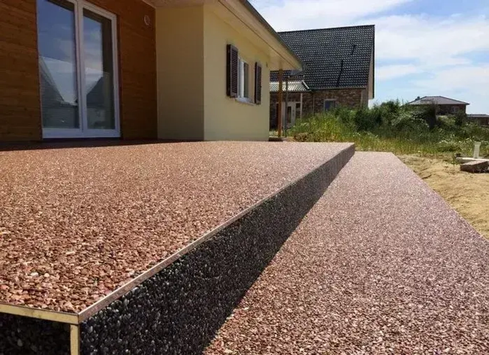 Клей полиуретановый для камня, гальки, щебня, каменной крошки Ecotermix, 20кг