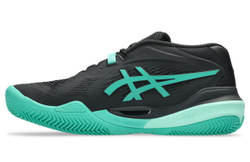 Мужские кроссовки теннисные Asics Gel-Resolution X Clay - black/aurora green