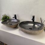 Раковина из речного камня ПАРА! RS-63831 56*44*15 2шт 0127