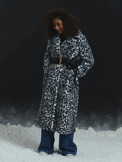 Эко шуба чебурашка, SilverFox (арт. 978/снежный барс)