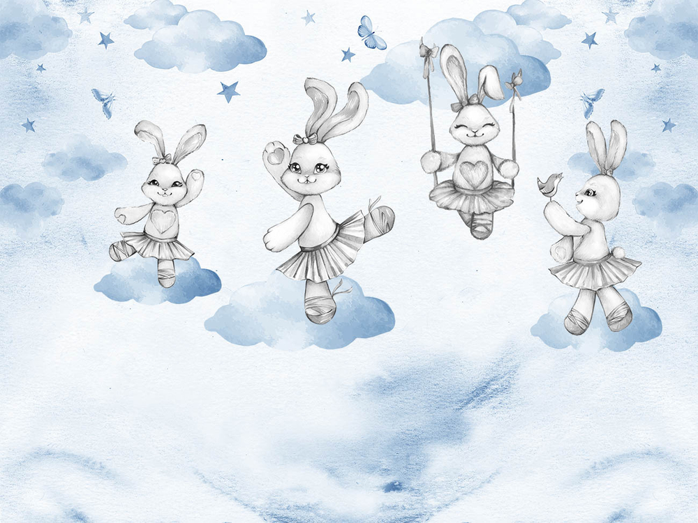 Дизайнерские обои Wall Street Rabbit Room