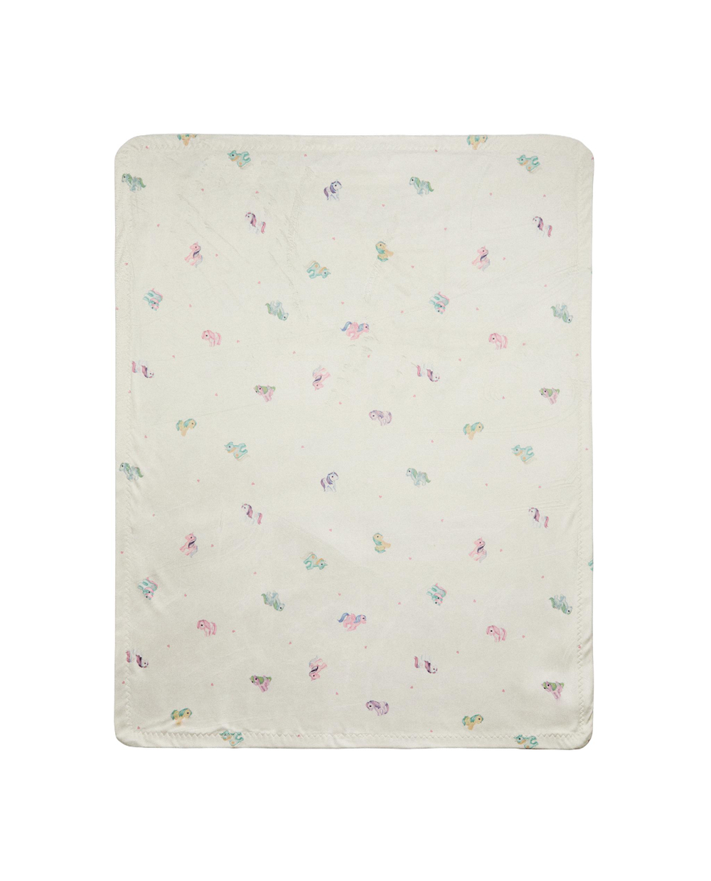Zara Home плед детский из полиэстера, экрю, 90x120 см · 1625/004