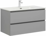 Тумба с раковиной Aquanet Вега 2.0 337962/284029 90 мисти грин