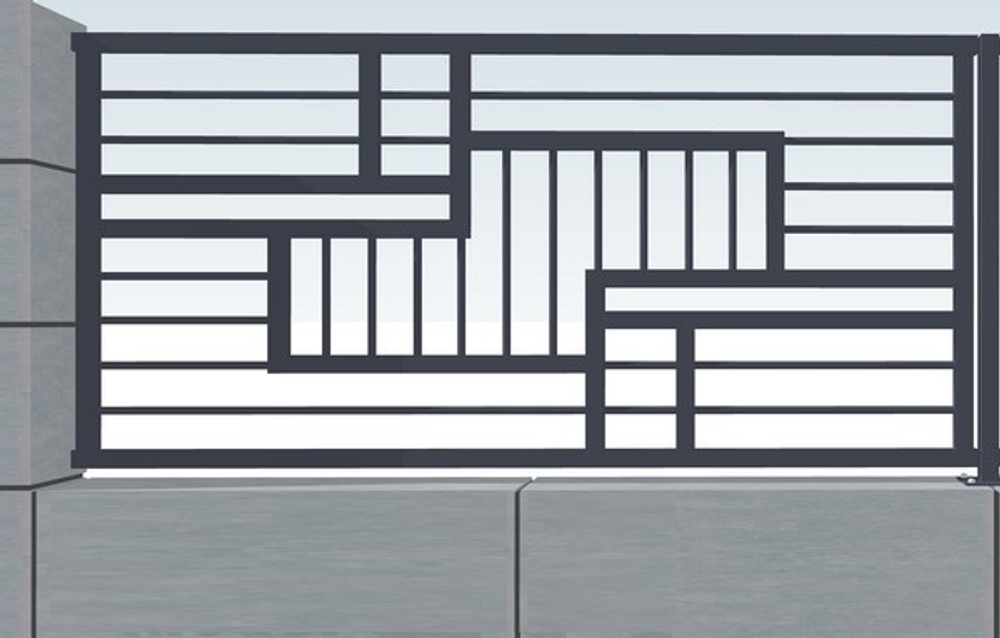 Ворота в стиле лофт. арт.105