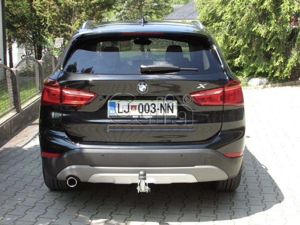 Фаркоп оцинкованный Galia B023C для BMW X1 F48 07/2015-, BMW 2-Series Active Tourer F45 09/2014-, BMW 2-Series Gran Tourer F46 05/2015-(паспорт и сертификат в комплекте)(без электрики)