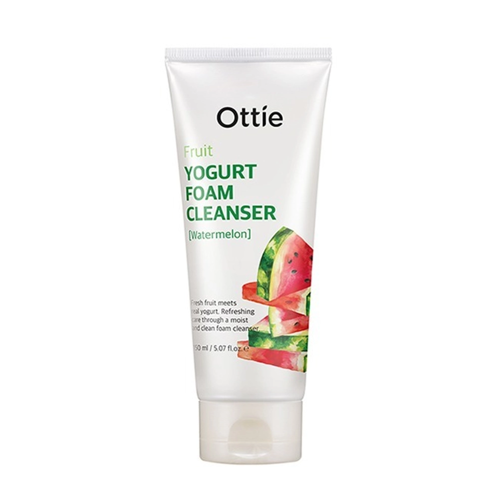 Пенка для умывания йогуртовая Ottie Fruits Yogurt Foam Cleanser Watermelon 150 мл