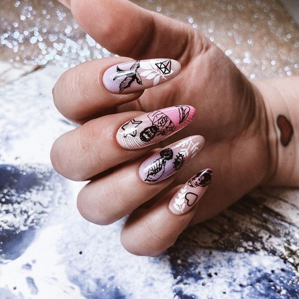 Swanky Stamping, Пластина 048 арт