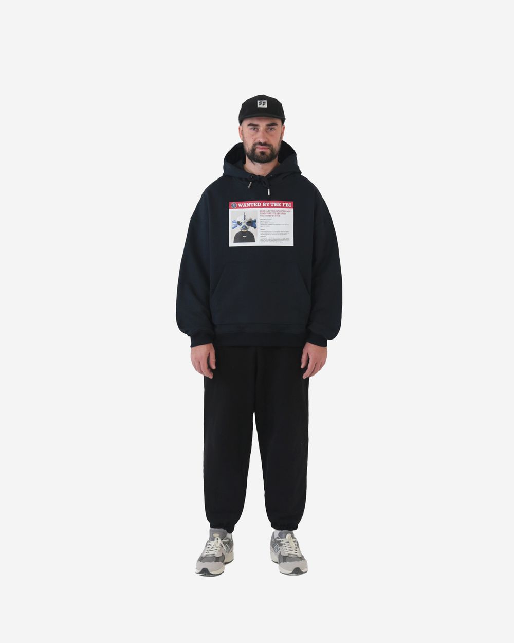 Худи RUFF Global Wanted by the FBI navy