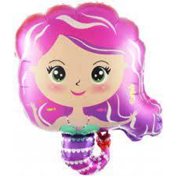 Русалочка с розовыми волосами В155