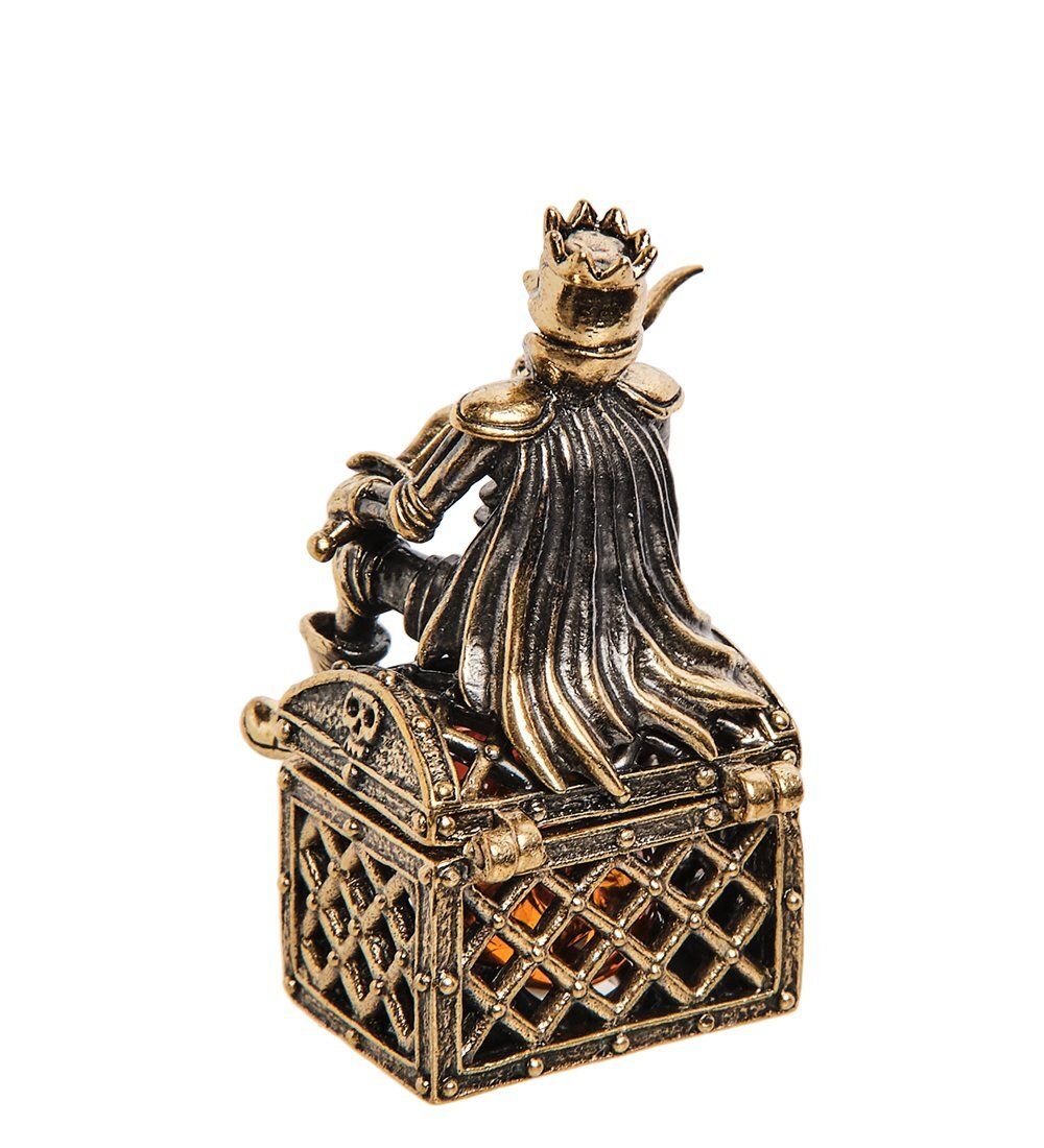 Народные промыслы AM-2705 Фигурка «Кащей Бессмертный» (латунь, янтарь)