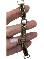 Подвеска (Франция) со стразами Сваровски для шуб и другой верхней одежды. 10/110мм