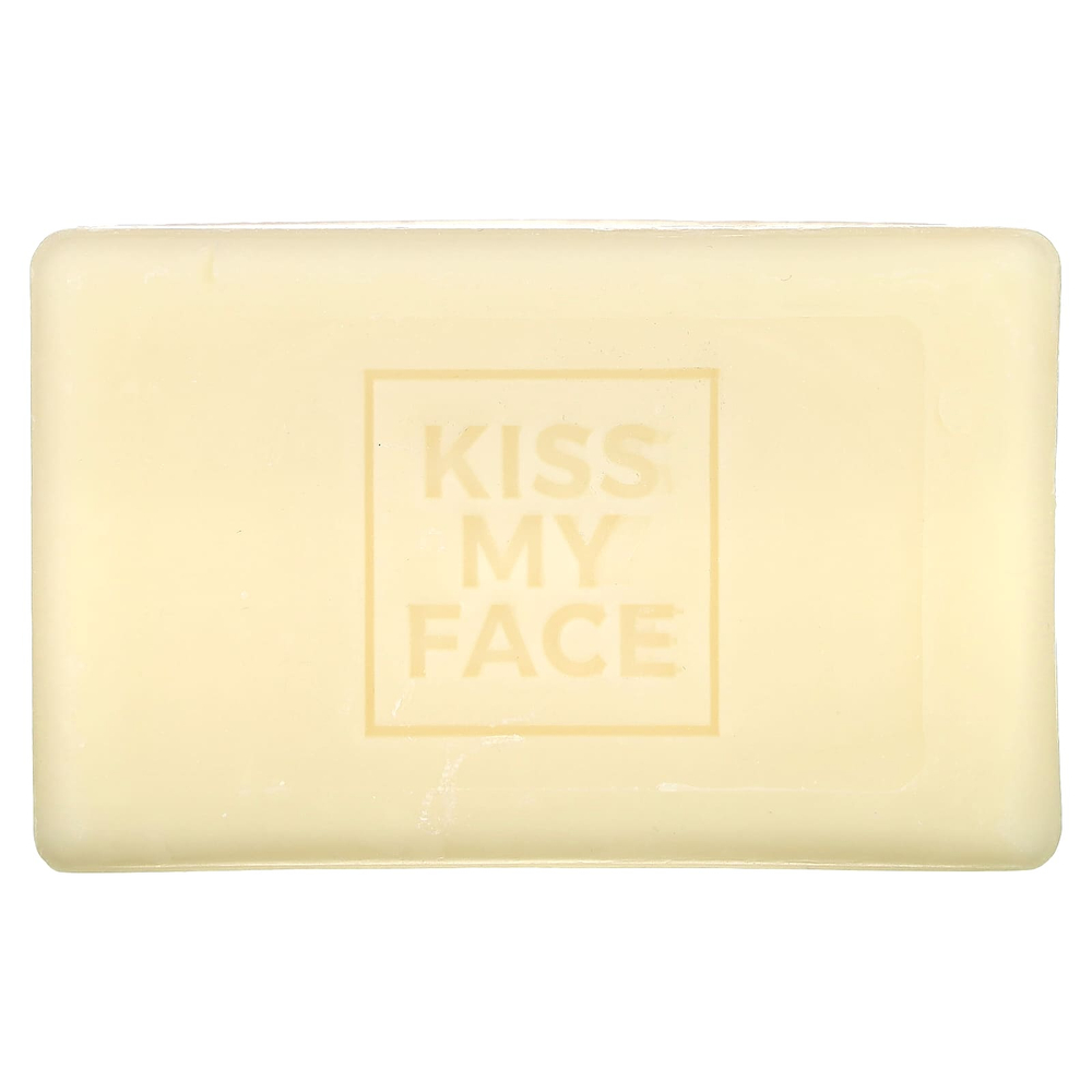 Kiss My Face, кусковое мыло с козьим молоком, роза и магнолия, 142 г (5 унций)