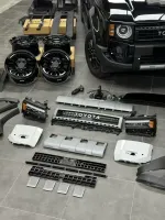 Переделка в максимальную комплектацию для Toyota Land Cruiser Prado 250 LC250 Крузак Крузер Фары Решетка Арки