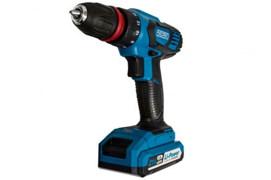 Дрель аккум. ВАРЯГ ДА-21/2+DFR 21В пат10 мм, 2 ск, 35 Hm, Li-2,0 А/ч, кейс,2 ак