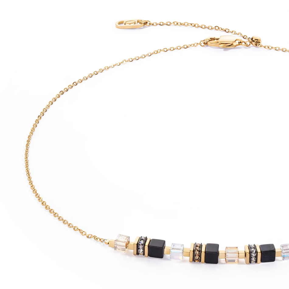 Колье Coeur de Lion Black-Gold 5076/10-1316