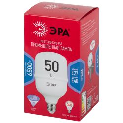 Лампа светодиодная POWER ЭРА RED LINE LED T100-50W-6500-E27/E40 R 50Вт колокол холодный белый свет E27/E40 | Лампы cветодиодные POWER