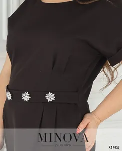 Платье 8611-черный Minova