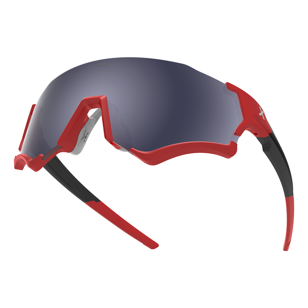 Спортивные очки HILX Revok / Matt Red Black / Silver Lens