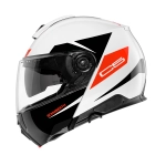 Шлем Shuberth C5 Eclipse Red, белый/красный, размер M (RR)