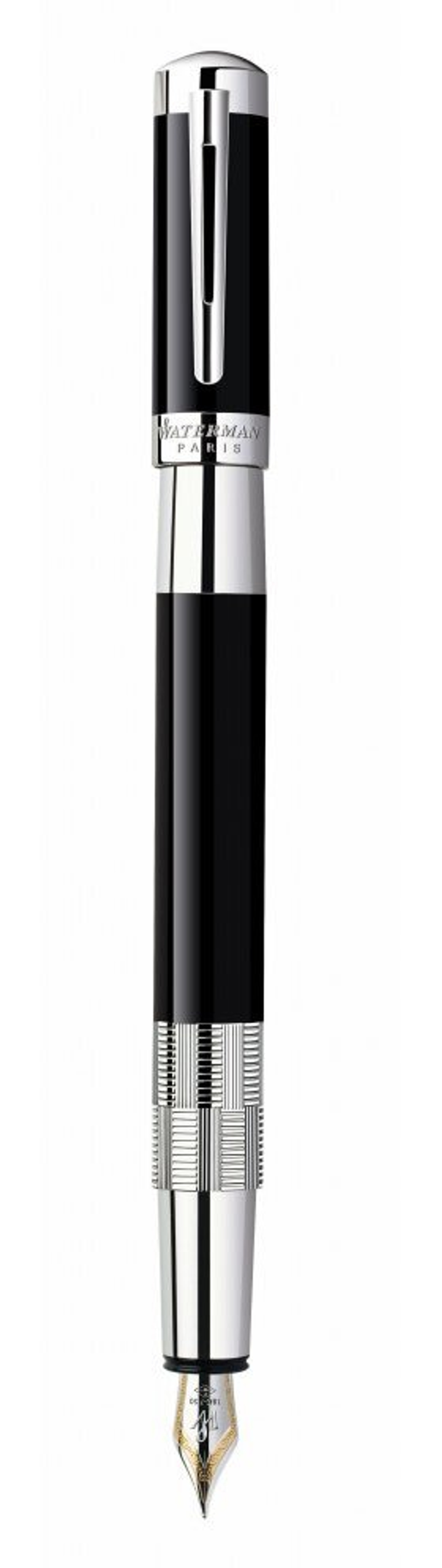 Перьевая ручка  Waterman Elegance, цвет: Black ST, перо: F