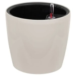 Кашпо АНФА D220мм с вставкой и с автополивом Кремовый (комплект 8 шт)