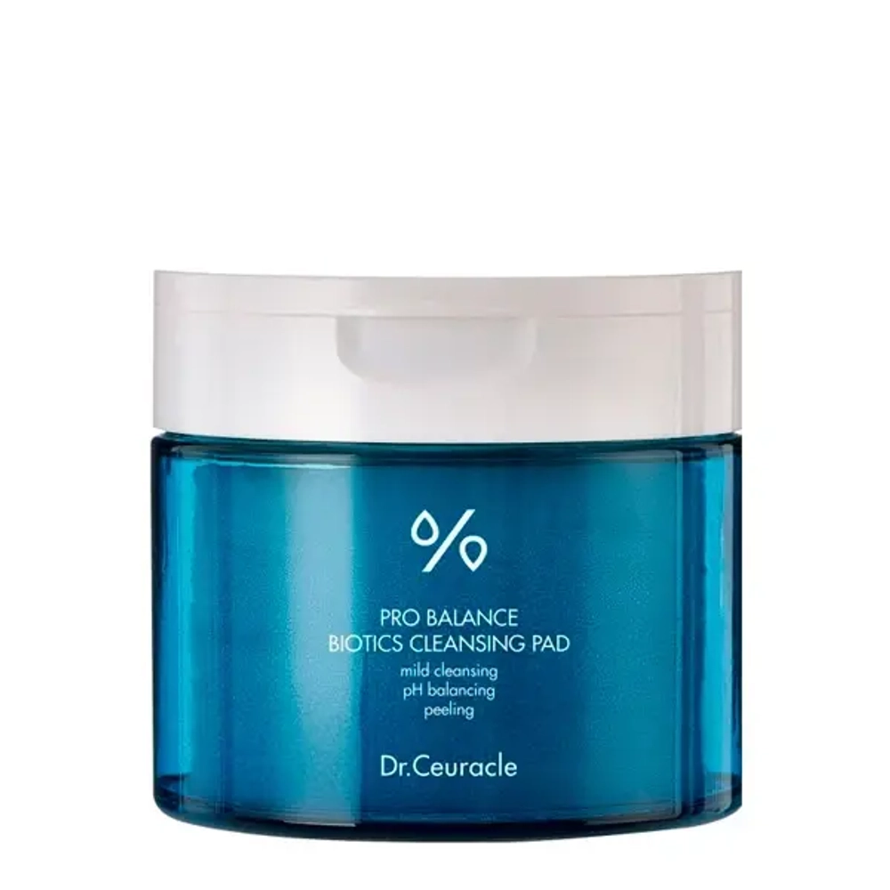 Dr.Ceuracle Pro Balance Biotics Cleansing Pad Очищающие пэды с пробиотиками и PHA и LHA кислотами