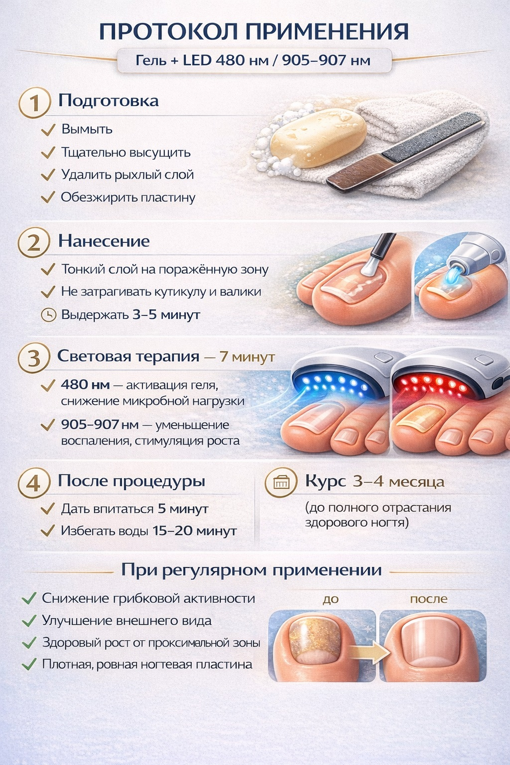 Гель для восстановления ногтей