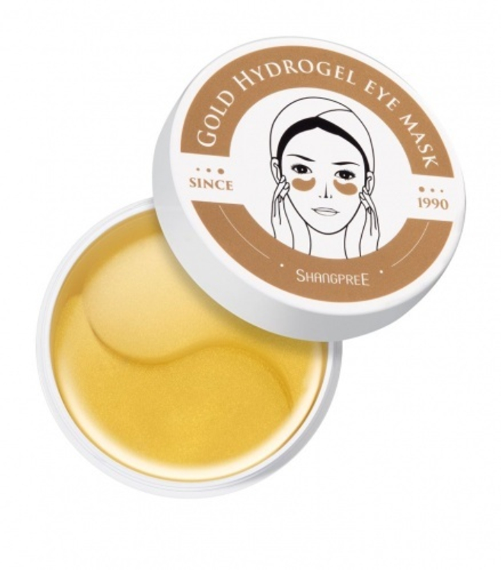 Патчи Shangpree для глаз с золотом от морщин и темных кругов Gold Hydrogel Eye Mask, 60 шт, 84 г