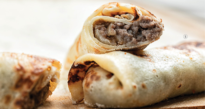 Блинчики фаршированные мясом (75 гр.)