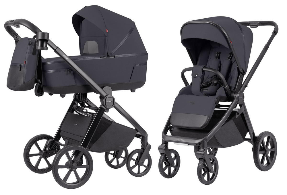 Коляска 2 в 1 Carrello Omega Plus CRL-6540/1 Meteor Grey
