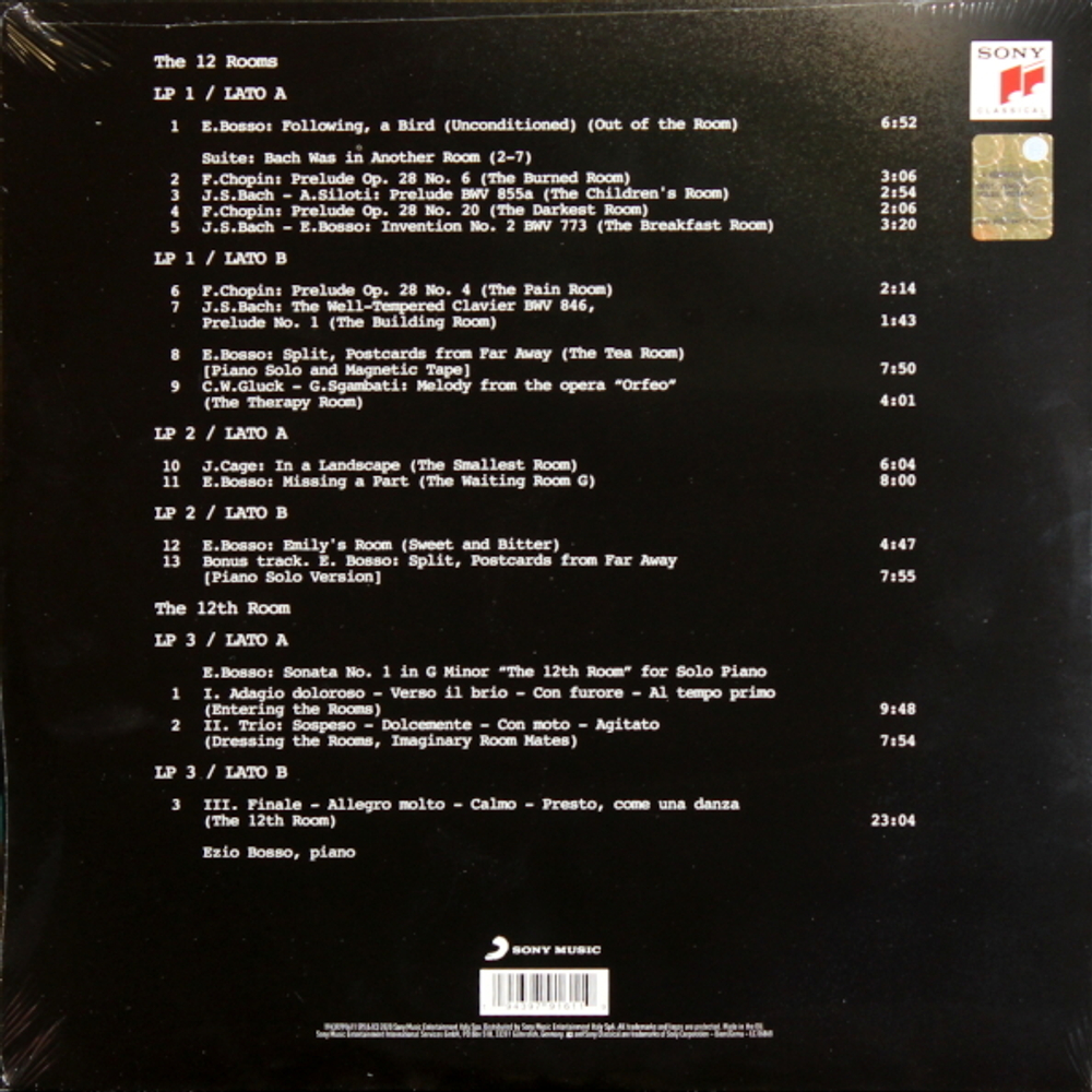 Ezio Bosso / The 12th Room (Limited Edition)(Coloured Vinyl)(3LP)