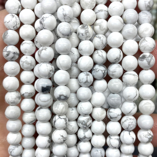 Кахолонг 6 мм, бусины - шарики