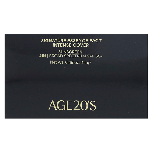 AGE20'S, Signature Essence Pact, Intense Cover, SPF 50+, 41N, 14 г (0,49 унции)