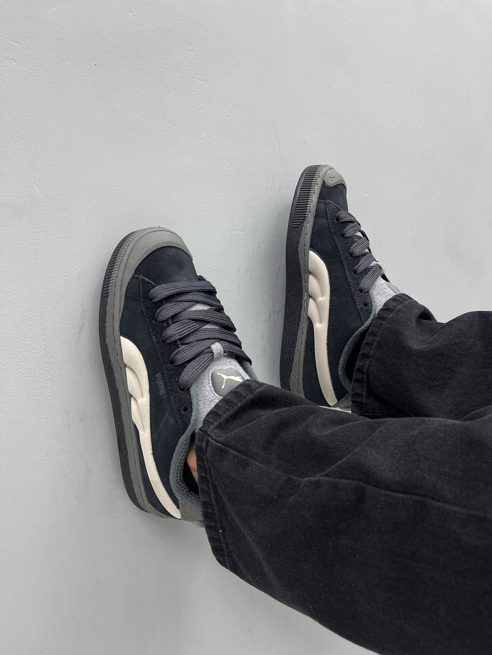 Кроссовки Puma SuedeXL #3990 (чёрн.)