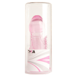 Розовая гелевая насадка 13см с клиторальным отростком и шипами ToyFa Basic 818019-3