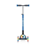 Самокат Globber Elite Deluxe Flash Lights синий