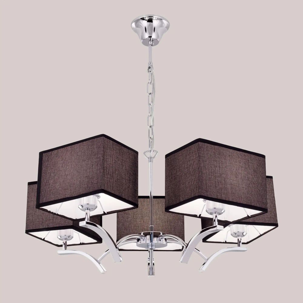 Citilux Эвора Квадро CL460252 Люстра с чёрными абажурами