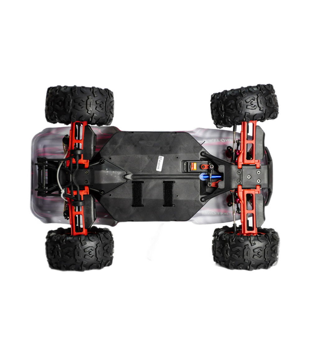 Радиоуправляемый монстр Remo Hobby Dinosaurs Master Brushless UPGRADE (красный) 4WD 2.4G 1/8 RTR