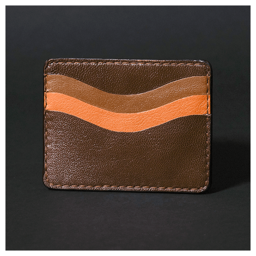 Кожаный картхолдер «Кошечка»