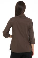 Рубашка Деловой стиль (шоколад) Diolche