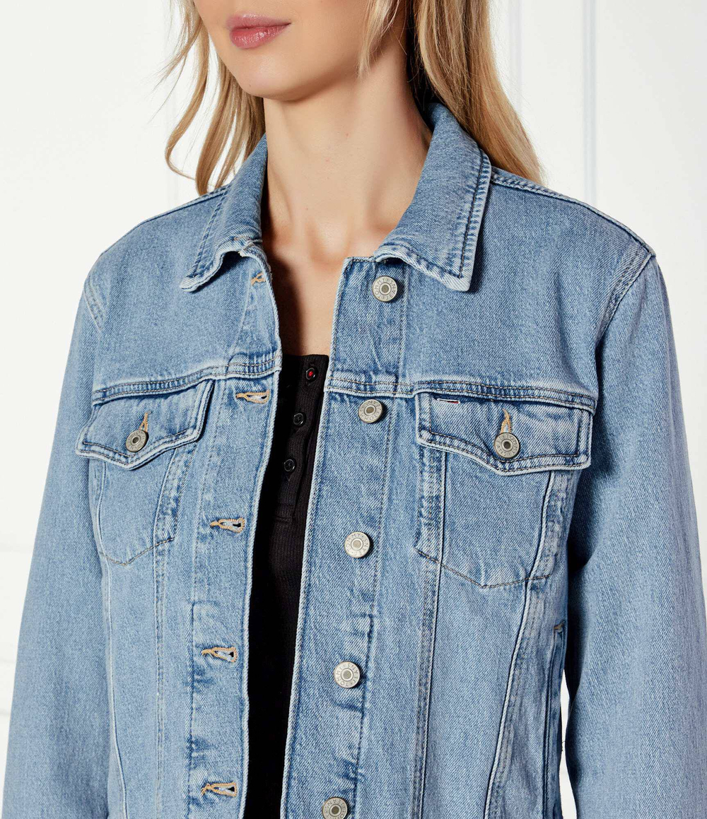 Джинсовая куртка Tommy Jeans - голубой(DW0DW20123)