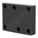 EB108 - Плита-заглушка Ду25, ISO 4401-08 / CETOP08, все каналы заглушены