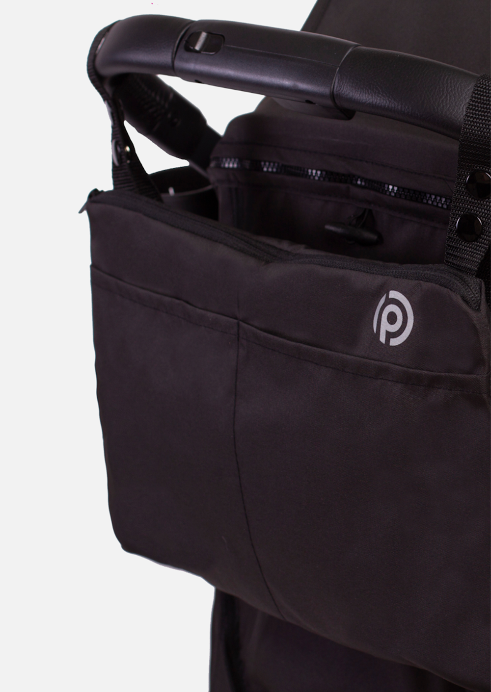 Peppy Коляска прогулочная Polo 2.0 (silver black) хром рама, сумка