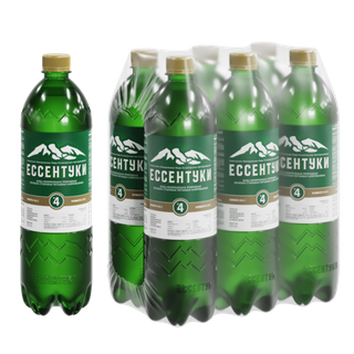 Ессентуки №4 минеральная вода 1л ПЭТ газ