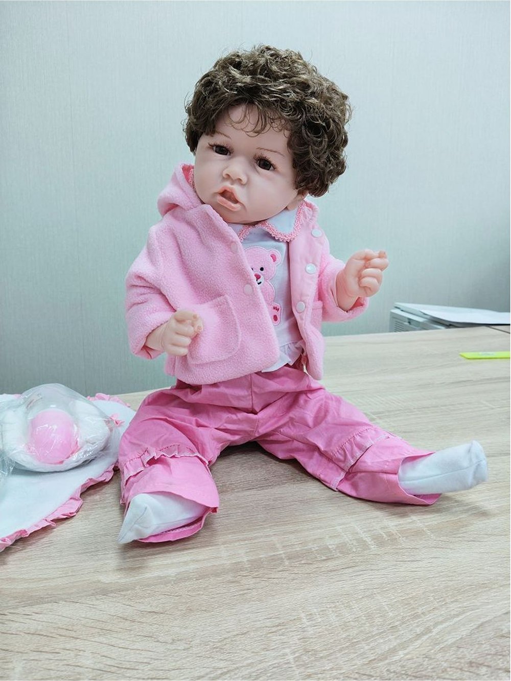 Уценка Кукла Реборн виниловая 56см в пакете (FA-020)