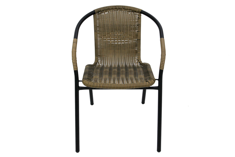 Набор мебели Garden Story Марсель делюкс (2 Стул Garden Storyа+диван+стол 90х50см, каркас черн, ротанг желто-черный)