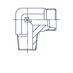 Штуцер FC90 DS08 BSPT 1/4" (корпус)