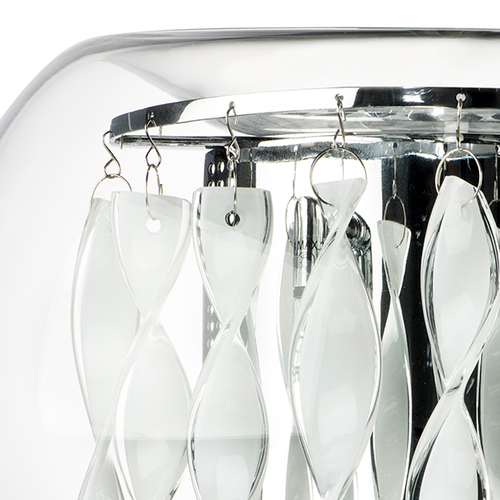 752634 Бра ACQUARIO 3х20W G4 12V ХРОМ БЕЛ стекло